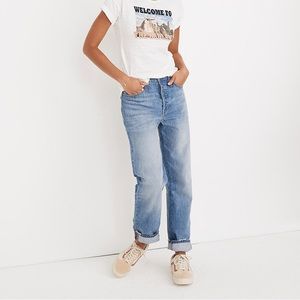 Madewell High Rise Dad Jean